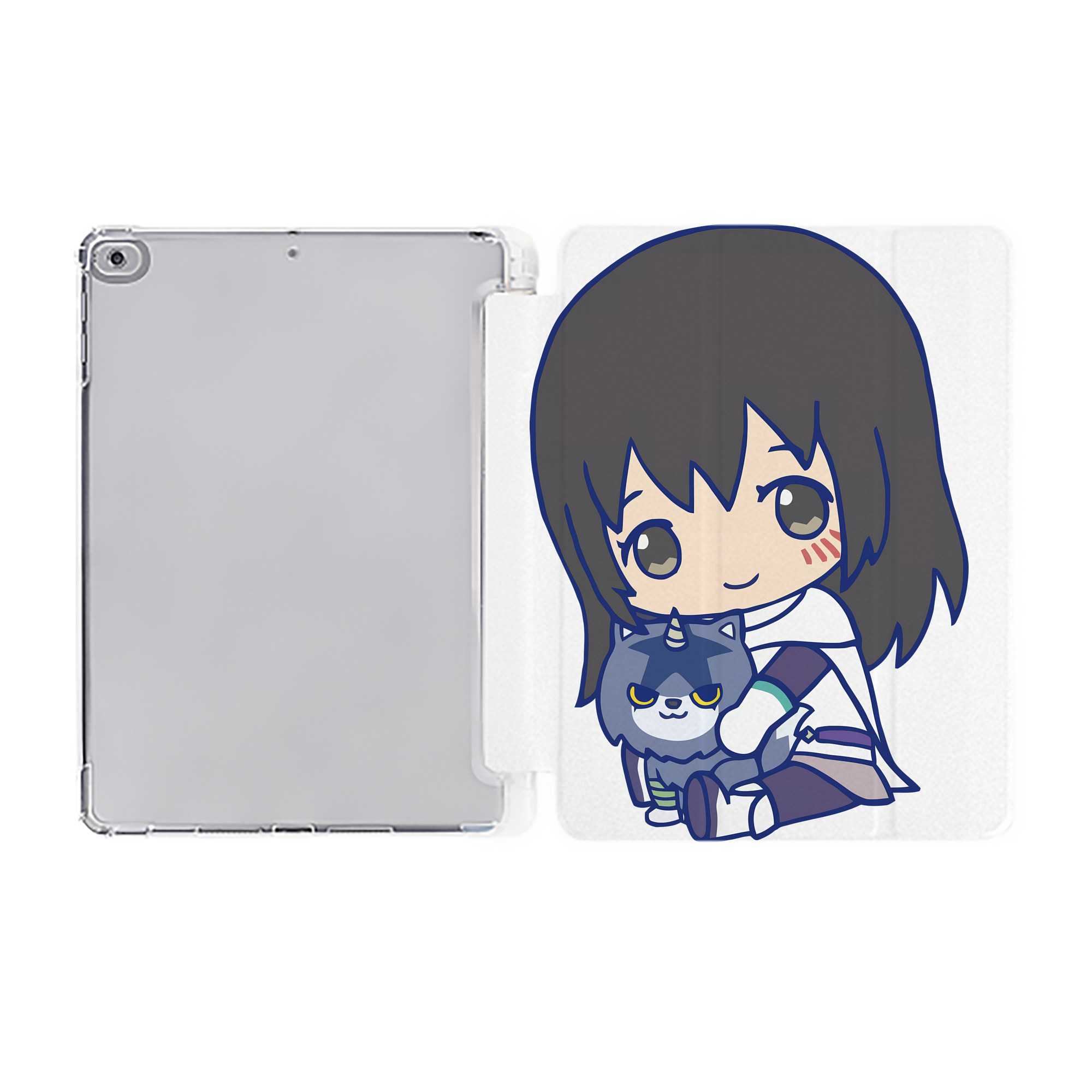 （画像用） 転スラ Regarding Reincarnated to Slime IPad ケース ペン収納付き 三つ折りスタンド PUレザー×シリコン 対応機種9.5/10.5/10.9インチ
